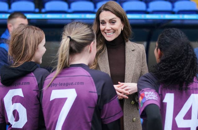 The Princess of Wales visits Wakefield Trinity Rugby League Club The Princess of Wales visits Wakefield Trinity Rugby League Club in Wakefield, West Yorkshire, UK, on the 27th January 2026. Picture by Chris Jackson WPA-Pool Wakefield Wakefield Trinity Rugby League Club West Yorkshire United Kingdom  WHA-0807