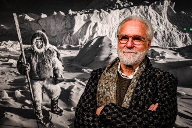 Fotograf Ragnar Axelsson ** NUR FÜR REDAKTIONELLE ZWECKE ** EDITORIAL USE ONLY **<p>Fotograf Ragnar Axelsson, Einzelausstellung Arctic Heroes Verborgene Geschichten nimmt Besucher in den Nordischen Botschaften in Berlin mit in die arktischen Eiswelten des renommierten Fotografen Ragnar Axelsson aus Island, auch bekannt unter dem Namen RAX., fotografiert am 27.01.2026 in Berlin. Berlin Berlin Berlin Copyright: MaurizioxGambarini