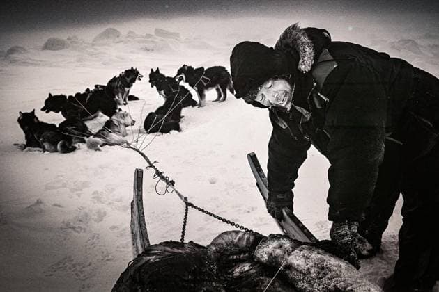 Fotograf Ragnar Axelsson ** NUR FÜR REDAKTIONELLE ZWECKE ** EDITORIAL USE ONLY **<p>Fotograf Ragnar Axelsson, Einzelausstellung Arctic Heroes Verborgene Geschichten nimmt Besucher in den Nordischen Botschaften in Berlin mit in die arktischen Eiswelten des renommierten Fotografen Ragnar Axelsson aus Island, auch bekannt unter dem Namen RAX., fotografiert am 27.01.2026 in Berlin. Berlin Berlin Berlin Copyright: MaurizioxGambarini