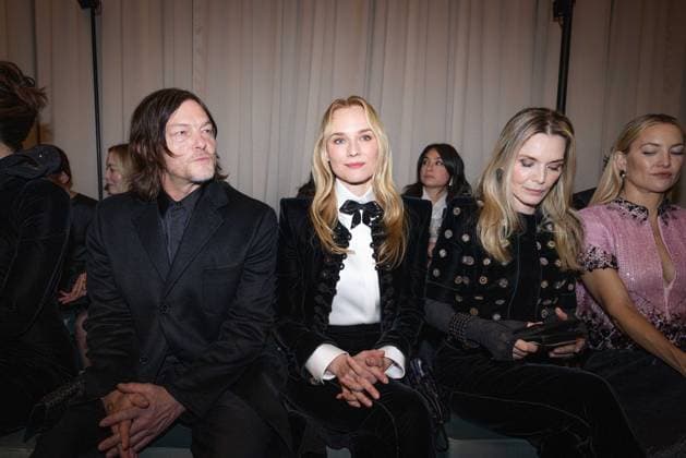 PFW - Giorgio Armani Prive Front Row Norman Reedus, Diane Kruger and Michelle Pfeiffer attending the Giorgio Armani Prive Haute Couture Week Spring Summer 2026 show as part of Paris Fashion Week on January 27, 2026 in Paris, France. Photo by Alexis Jumeau ABACAPRESS.COM Paris France  Copyright: xJumeauxAlexis ABACAx