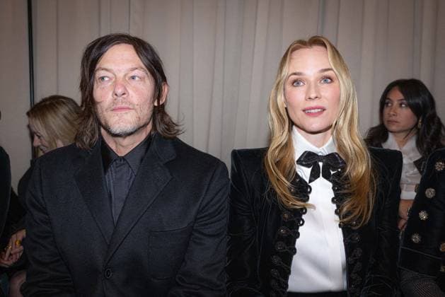 PFW - Giorgio Armani Prive Front Row Norman Reedus and Diane Kruger attending the Giorgio Armani Prive Haute Couture Week Spring Summer 2026 show as part of Paris Fashion Week on January 27, 2026 in Paris, France. Photo by Alexis Jumeau ABACAPRESS.COM Paris France  Copyright: xJumeauxAlexis ABACAx