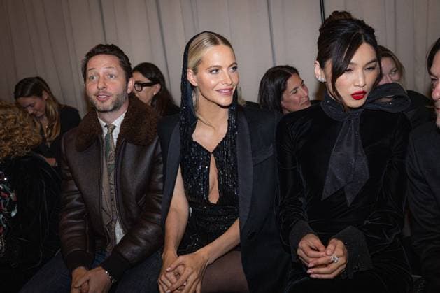 PFW - Giorgio Armani Prive Front Row Derek Blasberg, Poppy Delevingne and Gemma Chan attending the Giorgio Armani Prive Haute Couture Week Spring Summer 2026 show as part of Paris Fashion Week on January 27, 2026 in Paris, France. Photo by Alexis Jumeau ABACAPRESS.COM Paris France  Copyright: xJumeauxAlexis ABACAx
