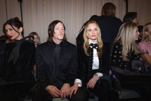 PFW - Giorgio Armani Prive Front Row Norman Reedus and Diane Kruger attending the Giorgio Armani Prive Haute Couture Week Spring Summer 2026 show as part of Paris Fashion Week on January 27, 2026 in Paris, France. Photo by Alexis Jumeau ABACAPRESS.COM Paris France  Copyright: xJumeauxAlexis ABACAx