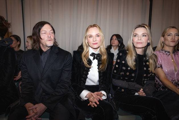 PFW - Giorgio Armani Prive Front Row Norman Reedus, Diane Kruger and Michelle Pfeiffer attending the Giorgio Armani Prive Haute Couture Week Spring Summer 2026 show as part of Paris Fashion Week on January 27, 2026 in Paris, France. Photo by Alexis Jumeau ABACAPRESS.COM Paris France  Copyright: xJumeauxAlexis ABACAx