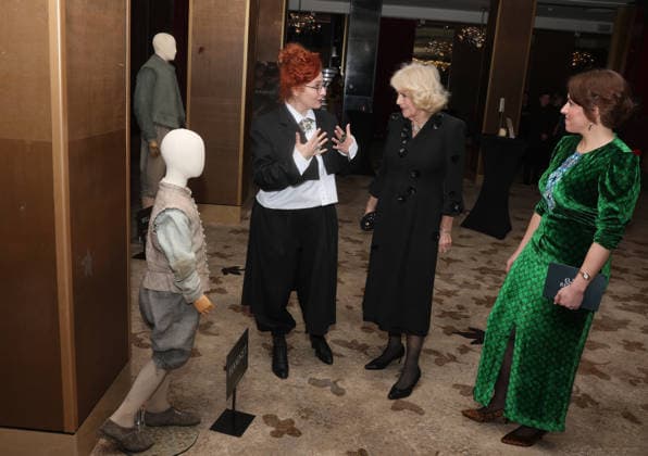 Queen Camilla Attends Hamnet Special Screening LONDON, ENGLAND - JANUARY 27: (L-R) Malgosia Turzanska, Queen Camilla and Vicki Perrin attend a special screening of Hamnet hosted by the Queen s Reading Room at The May Fair Hotel on January 27, 2026 in London, England., Credit:Chris Jackson Avalon United Kingdom, England, London, The May Fair Hotel  Copyright: xChrisxJacksonx xAvalonx 1069861636