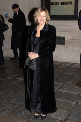 PFW Haute Couture Armani Outside Arrivals Valeria Bruni Tedeschi arriving at the Schiaparelli show during Paris Fashion Week Haute Couture on January 27, 2026 in Paris, France. Photo by Nasser Berzane ABACAPRESS.COM Paris France  Copyright: xBerzanexNasser ABACAx