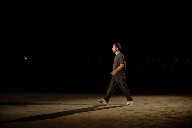 PFW Saint Laurent front row EB Designer Anthony Vaccarello walks during his Menswear Fall Winter 2026-2027 collection show for fashion house Saint Laurent during Men s Fashion Week in Paris, France, January 27, 2026. Photo by Eliot Blondet ABACAPRESS.COM Paris France France  Copyright: xBlondetxEliot ABACAx
