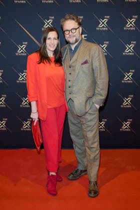 Ulrike Frank mit Ehemann Marc Schubring - THE X TENORS - Show-Premiere im Estrel Showtheater in Berlin am 27.01.2026. THE X TENORS - Show-Premiere