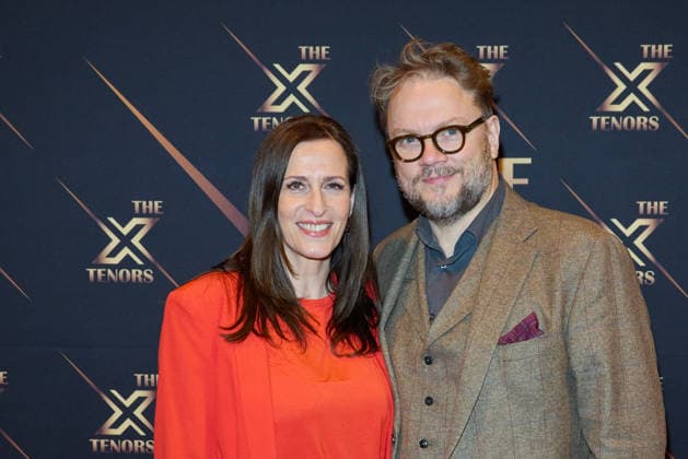 Ulrike Frank mit Ehemann Marc Schubring - THE X TENORS - Show-Premiere im Estrel Showtheater in Berlin am 27.01.2026. THE X TENORS - Show-Premiere