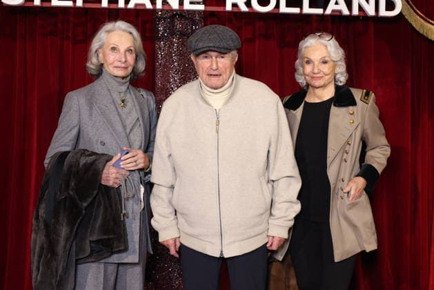 PFW Stephane Rolland Photocall 2 A guest, Claude Lelouch and Martine Lelouch attends the Stephane Rolland Menswear Fall Winter 2026-2027 show as part of Paris Fashion Week in Paris, France on January 27, 2026. Photo by Jerome Domine ABACAPRESS.COM France  Copyright: xDominexJerome ABACAx
