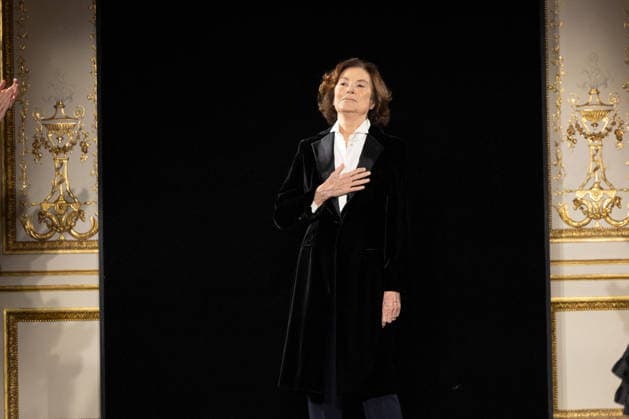 PFW Giorgio Armani Runway - Paris AJ Italian fashion designer Silvana Armani acknowledges the audience at the end of Giorgio Armani Prive Women s Haute Couture Spring Summer 2026 collection fashion show as part of the Paris Haute Couture Fashion Week, in Paris, on January 27, 2026. Photo by Alexis Jumeau ABACAPRESS.COM Paris France  Copyright: xJumeauxAlexis ABACAx