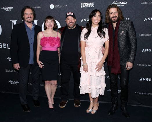 Angel Studios Solo Mio Screening Kim Coates, Julie Ann Emery, Kevin James, Julee Cerda and Jonathan Roumie attending Angel Studios Solo Mio Screening held at Regal Times Square on January 27, 2026 in New York City, NY New York City Regal Times Square NY USA Copyright: xStevenxBergman AFF-USA.COMx