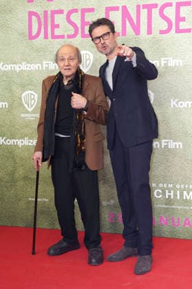 Nikolaus Paryla und Simon Verhoeven bei der Premiere des Kinofilms Ach, diese Lücke, diese entsetzliche Lücke im Mathäser Filmpalast. München, 27.01.2026