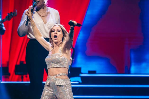 Michelle live bei einem Konzert ihrer Abschiedstournee Zum letzten Man in der Messehalle. Erfurt, 27.01.2026