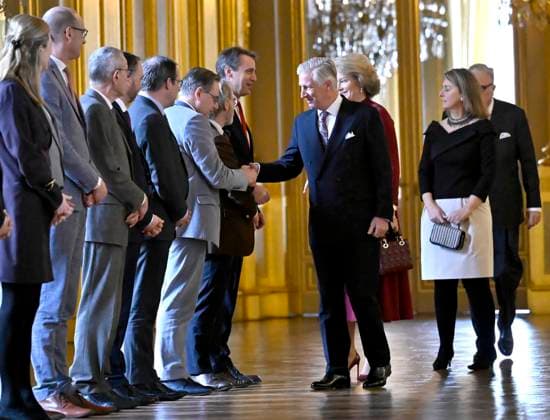 King Philippe and Queen Mathilde receive the country s leading authorities BRUSSELS, BELGIUM - JANUARY 28 : To mark the New Year, King Philippe and Queen Mathilde receive the country s leading authorities at the Royal Palace in Brussels, in the presence of Prince Laurent and Princess Claire. King Philippe and Prime Minister Bart De Wever deliver their annual address to the country s authorities on January 28, 2026 in Brussels, Belgium, 28 01 2026 Brussels Belgium  Copyright: xDidierxLebrunx
