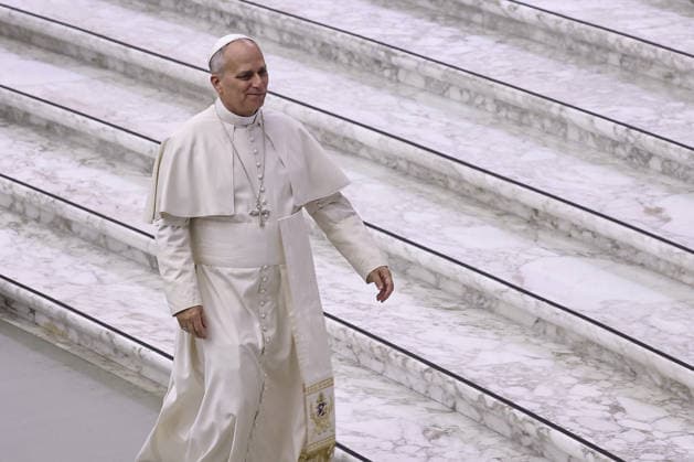 January 28, 2025. Vatican City - POPE LEO XIV during his Wednesday General Audience in the Paul VI Hall at the Vatican. EvandroInetti_via ZUMA Wire Vatican City State - ZUMAi15_ 20260128_zaf_i15_015 Copyright: xEvandroxInettix