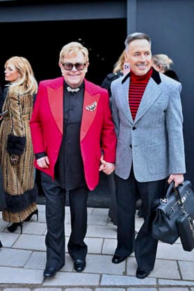 Elton John and his husband David Furnish leaving the Valentino fashion show, Haute Couture Spring Summer 2026 collection at Paris Fashion Week PFW , in Paris, France, January 28, 2026 Olivier Borde Bestimage Exits Valentino fashion show as part of Haute Couture Spring Summer 2026 on January 28, 2026 in Paris, France Paris France  Copyright: xOLIVIERxBORDEx xBESTIMAGExOLIVIERxBORDEx xBESTIMAGEx