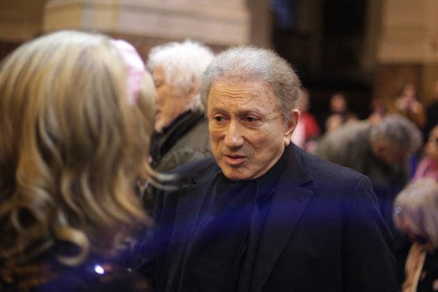 Memorial Mass for Late French Actress Brigitte Bardot - Paris French TV host Michel Drucker during a memorial mass for late French actress Brigitte Bardot at Saint-Roch church in Paris, on January 28, 2026. Photo by Nasser Berzane ABACAPRESS.COM Paris France  Copyright: xBerzanexNasser ABACAx