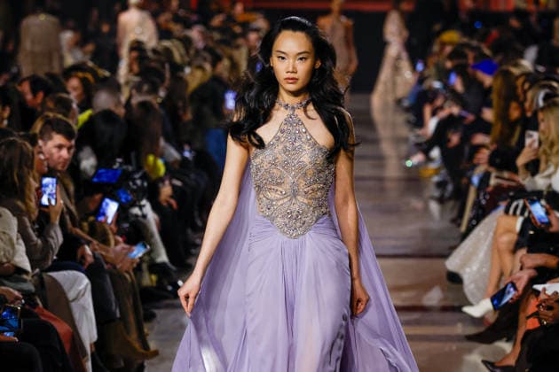 Elie Saab Haute Couture Spring Summer 2026 show as part of Paris Fashion Week PFW at the Rodin Museum, Paris, France, January 28, 2026 Bestimage Runway Elie Saab Haute Couture Week Spring Summer 2026 show as part of Paris Fashion Week on January 28, 2026 in Paris, France Paris France  Copyright: xAgencex xBestimagexAgencex xBestimagex
