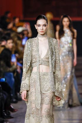 Elie Saab Haute Couture Spring Summer 2026 show as part of Paris Fashion Week PFW at the Rodin Museum, Paris, France, January 28, 2026 Bestimage Runway Elie Saab Haute Couture Week Spring Summer 2026 show as part of Paris Fashion Week on January 28, 2026 in Paris, France Paris France  Copyright: xAgencex xBestimagexAgencex xBestimagex