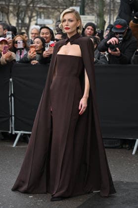 PFW Haute Couture Elie Saab Outside Arrivals Keni Silva arriving at Elie Saab show during Paris Fashion Week Haute Couture in Paris, France on January 28, 2026. Photo by Julien Reynaud APS-Medias ABACAPRESS.COM Paris France  Copyright: xReynaudxJulien APS-Medias ABACAx