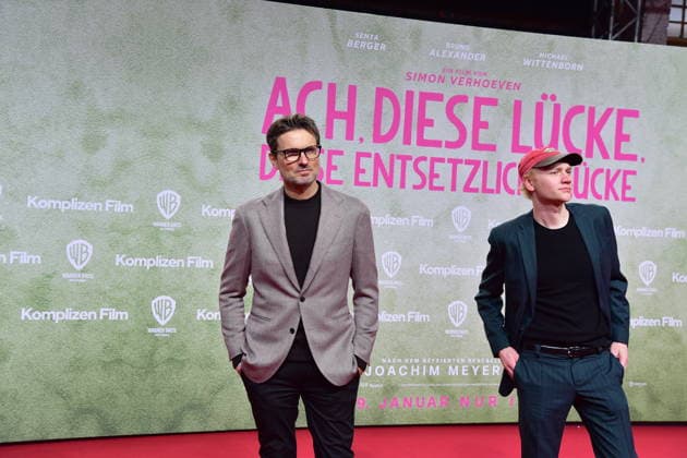 Berlin PREMIERE, ACH DIESE LÜCKE Simon Verhoeven, Bruno Aleander Ankunft zur Berlin PREMIERE, von Simon Verhoeven, ach diese Lücke, diese entsetzliche Lücke in Berlin am 28.01.2026