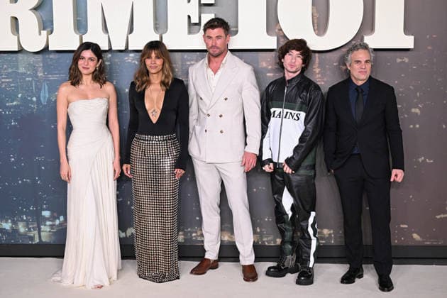 Celebrities attending the ˜Crime 101™ UK gala screening at the Odeon Luxe in Leicester Square, London Featuring: Monica Barbaro, Halle Berry, Chris Hemsworth, Barry Keoghan, Mark Ruffalo Where: London, United Kingdom When: 28 Jan 2026 Credit: Cover Images EDITORIAL USE ONLY. NOT FOR USE BY NEWSPAPERS BASED IN THE UK. Copyright: xx coverimg55420462