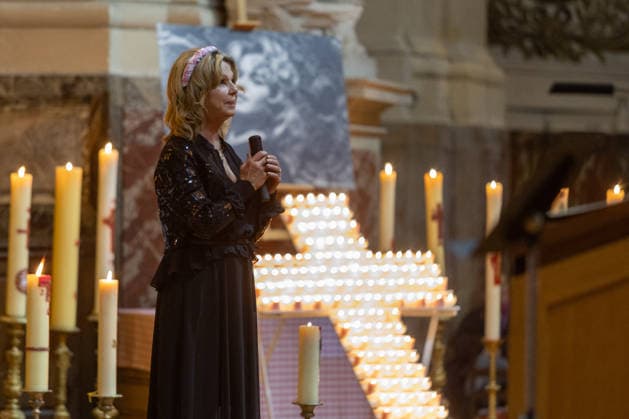 Memorial Mass for Late French Actress Brigitte Bardot - Paris Jeane Manson during a memorial mass for late French actress Brigitte Bardot at Saint-Roch church in Paris, France on January 28, 2026. Photo by Nasser Berzane ABACAPRESS.COM Paris France  Copyright: xBerzanexNasser ABACAx