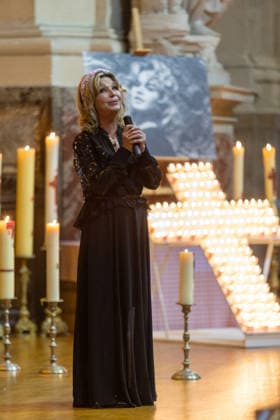 Memorial Mass for Late French Actress Brigitte Bardot - Paris Jeane Manson during a memorial mass for late French actress Brigitte Bardot at Saint-Roch church in Paris, France on January 28, 2026. Photo by Nasser Berzane ABACAPRESS.COM Paris France  Copyright: xBerzanexNasser ABACAx
