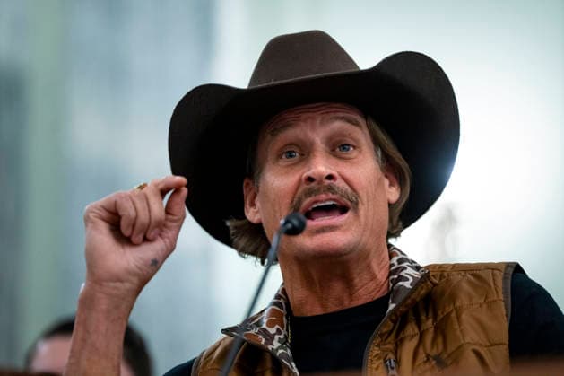 Musician Kid Rock speaks during a Senate Committee on Commerce, Science, and Transportation subcommittee hearing in the Russell Senate Office Building near the U.S. Capitol in Washington, DC on Wednesday, January 28, 2026. The hearing discussed the live entertainment industry and improper ticket sale practices.  WAP20260128385 BONNIExCASH