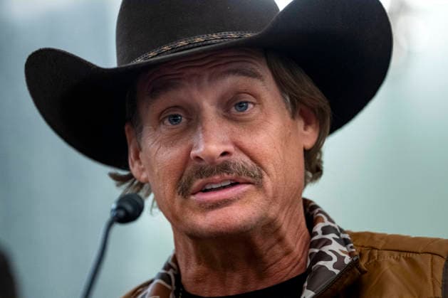 Musician Kid Rock speaks during a Senate Committee on Commerce, Science, and Transportation subcommittee hearing in the Russell Senate Office Building near the U.S. Capitol in Washington, DC on Wednesday, January 28, 2026. The hearing discussed the live entertainment industry and improper ticket sale practices.  WAP20260128386 BONNIExCASH