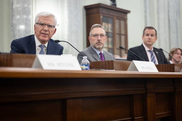 Senate Entertainment Hearing in Washington WASHINGTON, DC - JANUARY 28: Lecturer Dan Wall testifies at a Senate hearing on the entertainment industry in Washington, DC on January 28, 2026. Nathan Posner Anadolu Washington United States. Editorial use only. Please get in touch for any other usage.  Copyright: x2026xAnadoluxNathanxPosnerx