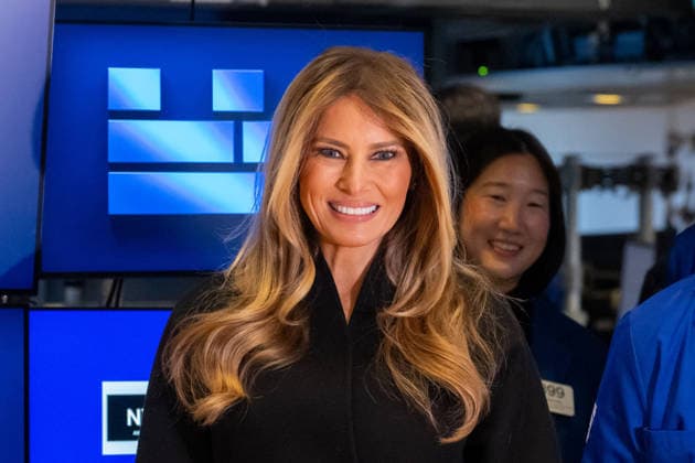 January 28, 2026, New York, United States: Melania Trump attends a First Lady Melania Trump Rings New York Stock Exchange Opening Bell To Celebrate Upcoming Film Melania event at New York Stock Exchange. New York United States - ZUMAs197 20260128_aaa_s197_058 Copyright: xRonxAdarx