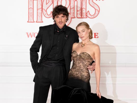 January 28, 2026, Santa Monica, California, USA: Australian actor JACOB ELORDI and Australian actress and producer MARGOT ROBBIE attend Warner Bros. Pictures and MRC Presents World Premiere of Wuthering Heights Santa Monica USA - ZUMAb173 20260128_aap_b173_019 Copyright: xBillyxBennightx