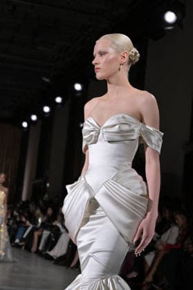 PFW - Zuhair Murad Runway Model walks the runway during the Zuhair Murad Haute Couture Spring Summer show as part of Paris Fashion Week on January 28, 2026 in Paris, France. Photo by Jana Call me J ABACAPRESS.COM Paris Ile de France France  Copyright: xJanaxCallxmexJ ABACAx