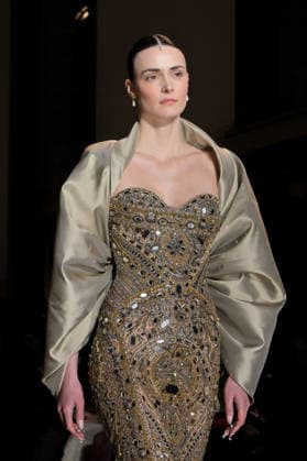 PFW - Zuhair Murad Runway Model walks the runway during the Zuhair Murad Haute Couture Spring Summer show as part of Paris Fashion Week on January 28, 2026 in Paris, France. Photo by Jana Call me J ABACAPRESS.COM Paris Ile de France France  Copyright: xJanaxCallxmexJ ABACAx