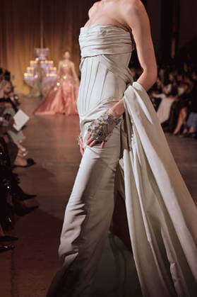 PFW - Zuhair Murad Runway Model walks the runway during the Zuhair Murad Haute Couture Spring Summer show as part of Paris Fashion Week on January 28, 2026 in Paris, France. Photo by Jana Call me J ABACAPRESS.COM Paris Ile de France France  Copyright: xJanaxCallxmexJ ABACAx