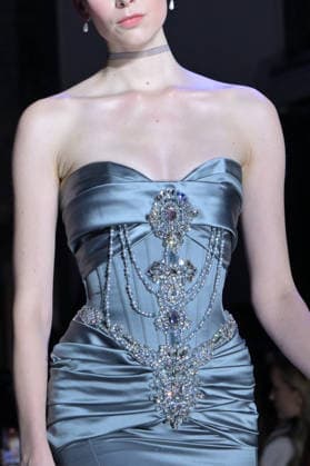 PFW - Zuhair Murad Runway Model walks the runway during the Zuhair Murad Haute Couture Spring Summer show as part of Paris Fashion Week on January 28, 2026 in Paris, France. Photo by Jana Call me J ABACAPRESS.COM Paris Ile de France France  Copyright: xJanaxCallxmexJ ABACAx