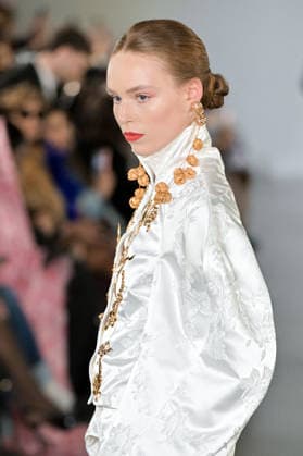 PFW - Juana Martin Runway Model walks the runway during the Juana Martin Haute Couture Spring Summer show as part of Paris Fashion Week on January 28, 2026 in Paris, France. Photo by Jana Call me J ABACAPRESS.COM Paris Ile de France France  Copyright: xJanaxCallxmexJ ABACAx
