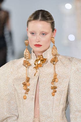 PFW - Juana Martin Runway Model walks the runway during the Juana Martin Haute Couture Spring Summer show as part of Paris Fashion Week on January 28, 2026 in Paris, France. Photo by Jana Call me J ABACAPRESS.COM Paris Ile de France France  Copyright: xJanaxCallxmexJ ABACAx