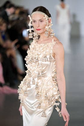 PFW - Juana Martin Runway Model walks the runway during the Juana Martin Haute Couture Spring Summer show as part of Paris Fashion Week on January 28, 2026 in Paris, France. Photo by Jana Call me J ABACAPRESS.COM Paris Ile de France France  Copyright: xJanaxCallxmexJ ABACAx