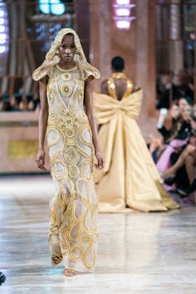 Robert Abi Nader - Runway - Paris Fashion Week - Haute Couture Week Spring Summer 2026 A model walks the runway during the Robert Abi Nader Haute Couture Week Spring Summer 2026 fashion show as part of Paris Fashion Week, Credit:Lounis Tiar Avalon France, Paris  Copyright: xLounisxTiarx xAvalonx 1070150027