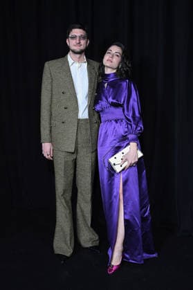 PFW - Valentino Photocall Andrea Lattanzi and Romana Maggiora Vergano at the Valentino fashion show as part of Haute Couture Spring Summer 2026 on January 28, 2026 in Paris, France. Photo by Franck Castel ABACAPRESS.COM PAris France  Copyright: xCastelxFranck ABACAx