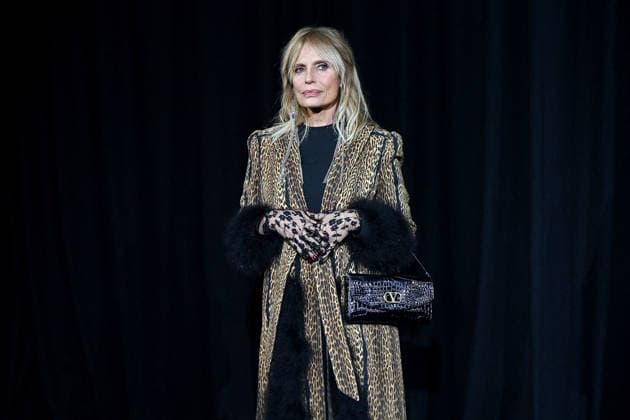 PFW - Valentino Photocall Isabella Ferrari at the Valentino fashion show as part of Haute Couture Spring Summer 2026 on January 28, 2026 in Paris, France. Photo by Franck Castel ABACAPRESS.COM PAris France  Copyright: xCastelxFranck ABACAx