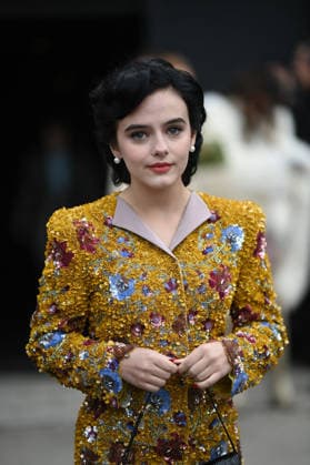 PFW - Valentino Photocall Jessie Murph at the Valentino fashion show as part of Haute Couture Spring Summer 2026 on January 28, 2026 in Paris, France. Photo by Franck Castel ABACAPRESS.COM PAris France  Copyright: xCastelxFranck ABACAx