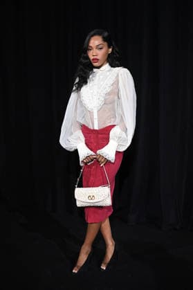PFW - Valentino Photocall Quenlin Blackwell at the Valentino fashion show as part of Haute Couture Spring Summer 2026 on January 28, 2026 in Paris, France. Photo by Franck Castel ABACAPRESS.COM PAris France  Copyright: xCastelxFranck ABACAx