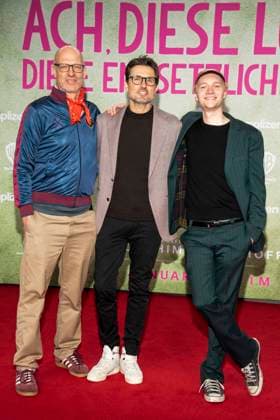 Joachim Meyerhoff, Simon Verhoeven und Bruno Aleaxander zu Gast auf dem roten Teppich bei der Kino Film Premiere Ach diese Lücke Luecke , Diese Entsetzliche Luecke im Zoo Palast Berlin am 28.01.2025in Berlin Berlin Deutschland