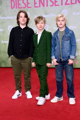 Pelle Staacken, Anton Landau und Yvon Moltzen bei der Premiere des Kinofilms Ach, diese Lücke, diese entsetzliche Lücke im Zoo Palast. Berlin, 28.01.2026