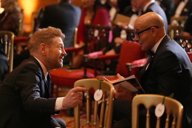 . 28 01 2026. Windsor, United Kingdom. Sir Kenneth Branagh and Stanley Tucci at the Finding Harmony: A King s Vision premiere at Windsor Castle , United Kingdom.  xPoolx xi-Imagesx IIM-26533-0040