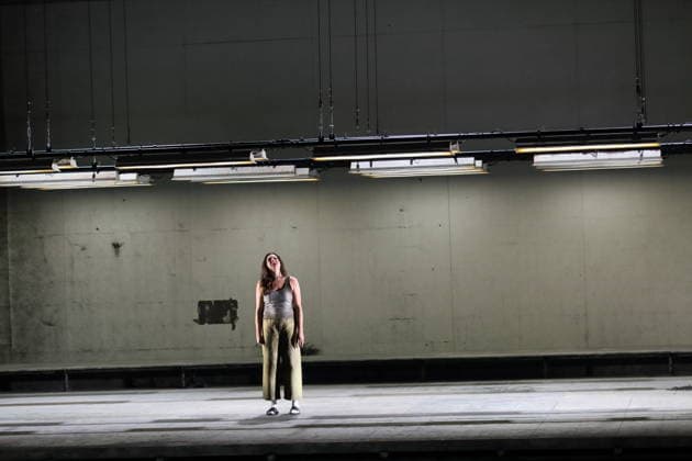 Ambur Braid (als Katerina Lwowna Ismailowa) während der Fotoprobe für Lady Macbeth von Mzensk in der Komischen Oper im Schillertheater in Berlin, 28. Januar 2026. Oper in vier Akten von Dmitri Schostakowitsch. Musikalische Leitung James Gaffigan. Inszenierung Barrie Kosky. Bühne Rufus Didwiszus. Kostüme Victoria Behr. Premiere ist am 31. Januar 2026. Komische Oper Berlin Lady Macbeth von Mzensk